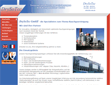 Tablet Screenshot of drysotec.de